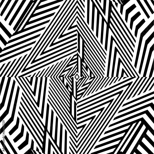 Black And White Pattern Vector 