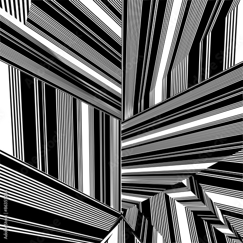 Black And White Pattern Vector 