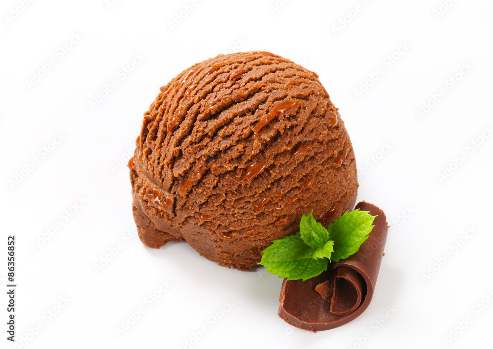 Fototapeta premium Chocolate ice cream