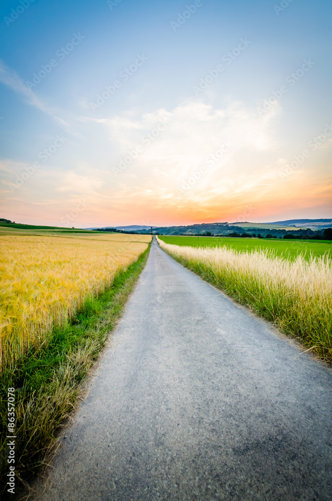 Fototapeta premium Landstrasse