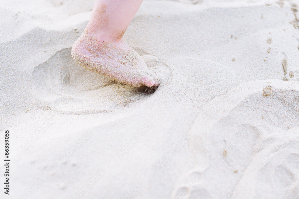 Fototapeta premium Little foot