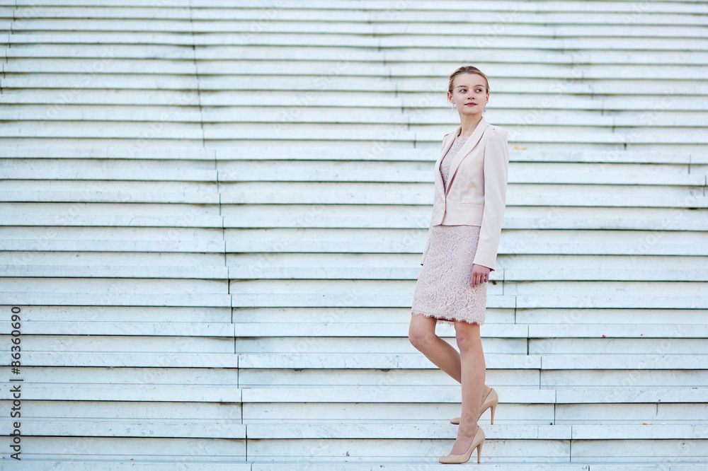 Fototapeta premium Beautiful young self confident business woman