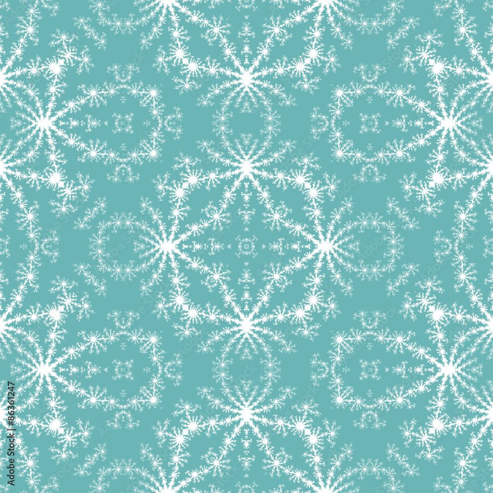 Seamless fractal pattern simulating frost on window Seamless fractal pattern simulating frost on window