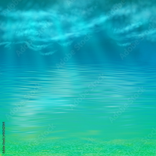 Vector Abstract Under Water Background