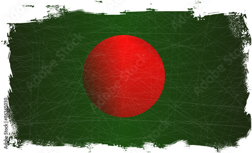 Bangladesh Grunge Flag