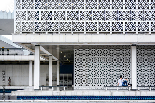 Canvas Print National Mosque of Malaysia, Kuala Lumpur