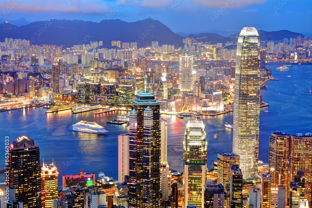 香港の夜景