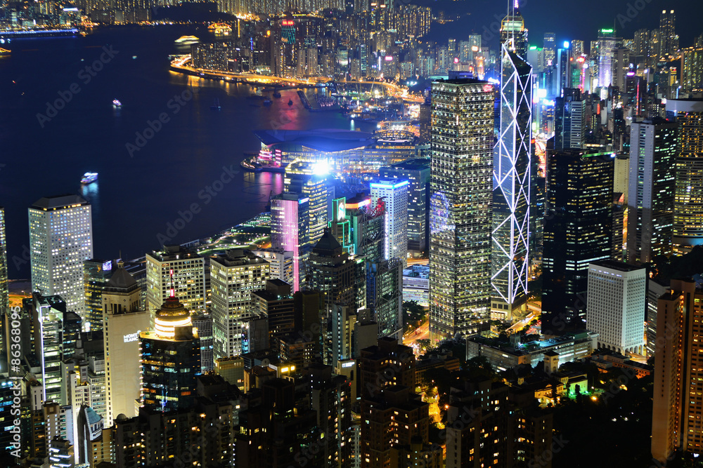 香港の夜景 香港の夜景