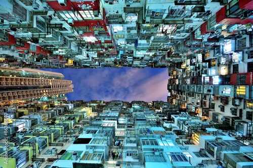 Photography 香港の密集した高層マンション
