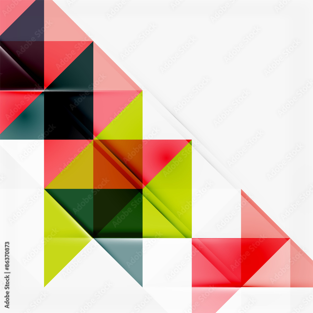 Abstract geometric background. Modern overlapping triangles Abstract geometric background. Modern overlapping triangles