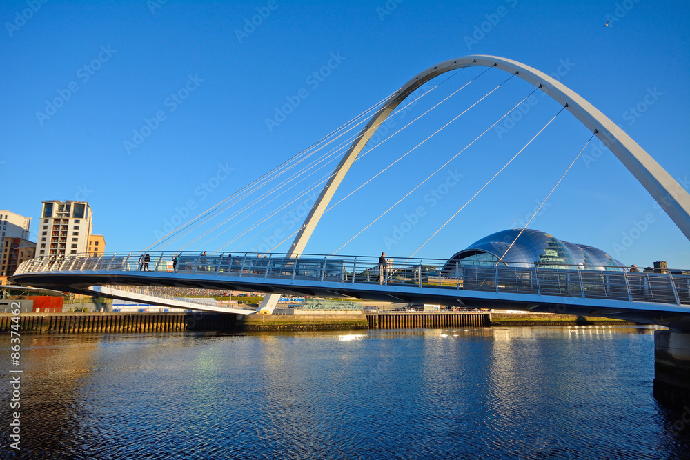 Bridge on Tyne River, Newcastle, England