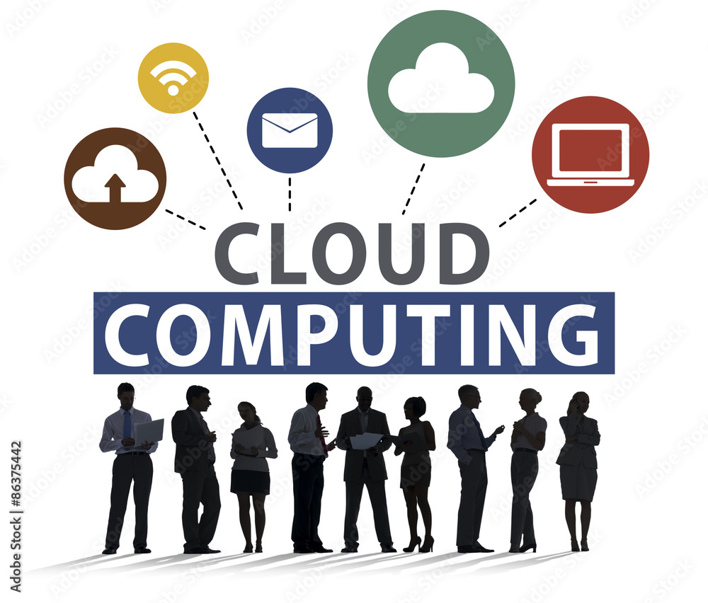 Cloud Computing Network Online Internet Storage Concept Cloud Computing Network Online Internet Storage Concept
