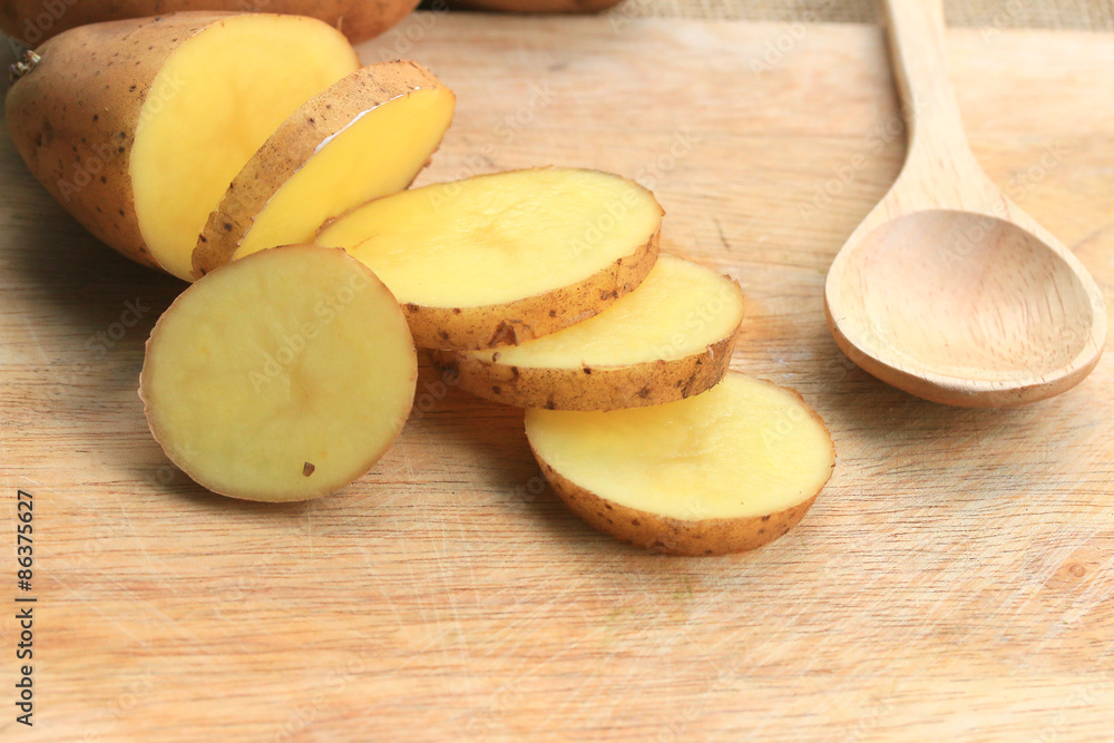 Fresh potatoes Fresh potatoes