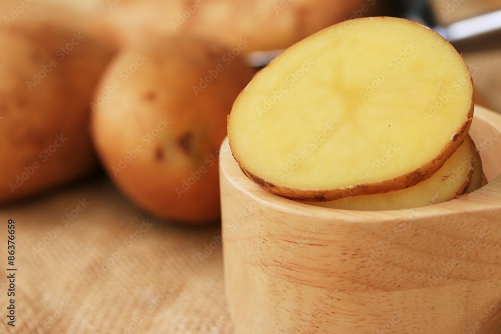 Fresh potatoes Fresh potatoes