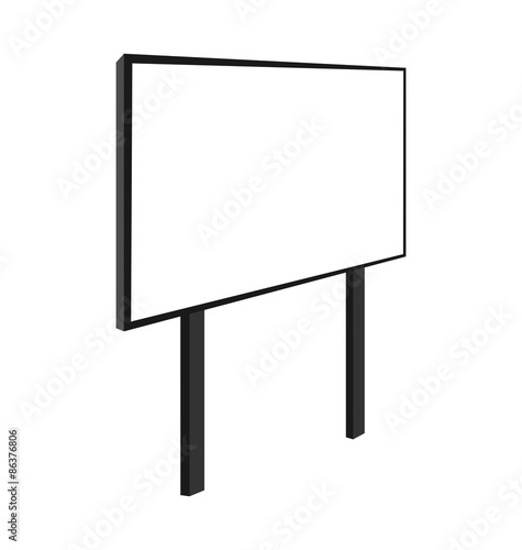 Empty billboard