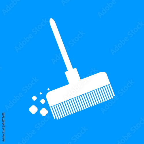Broom vector icon
