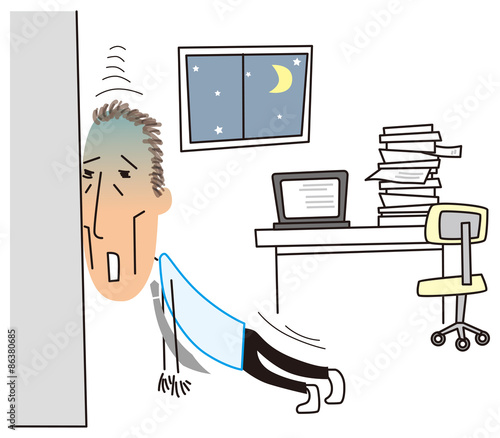 疲れたビジネスマン