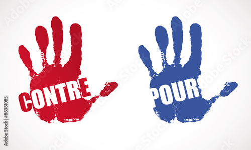 non, oui, pour, contre