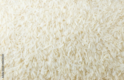 Background of White Long Rice or Thai Jasmine Rice