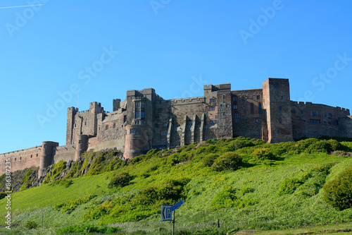 Castle, Bambergh, England