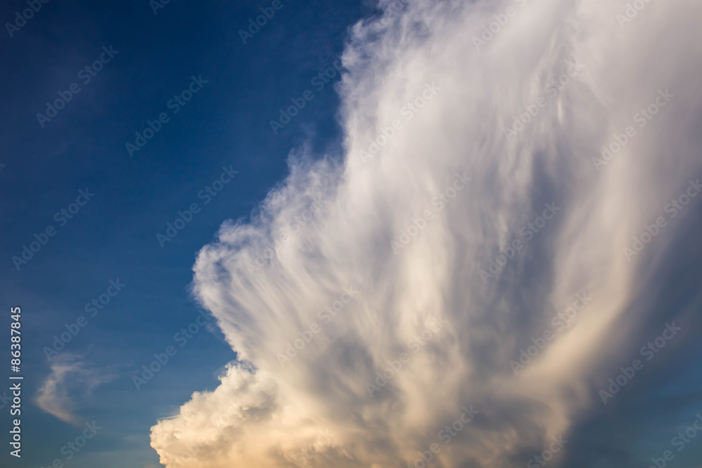 Fototapeta premium Pattern of clouds in the sky