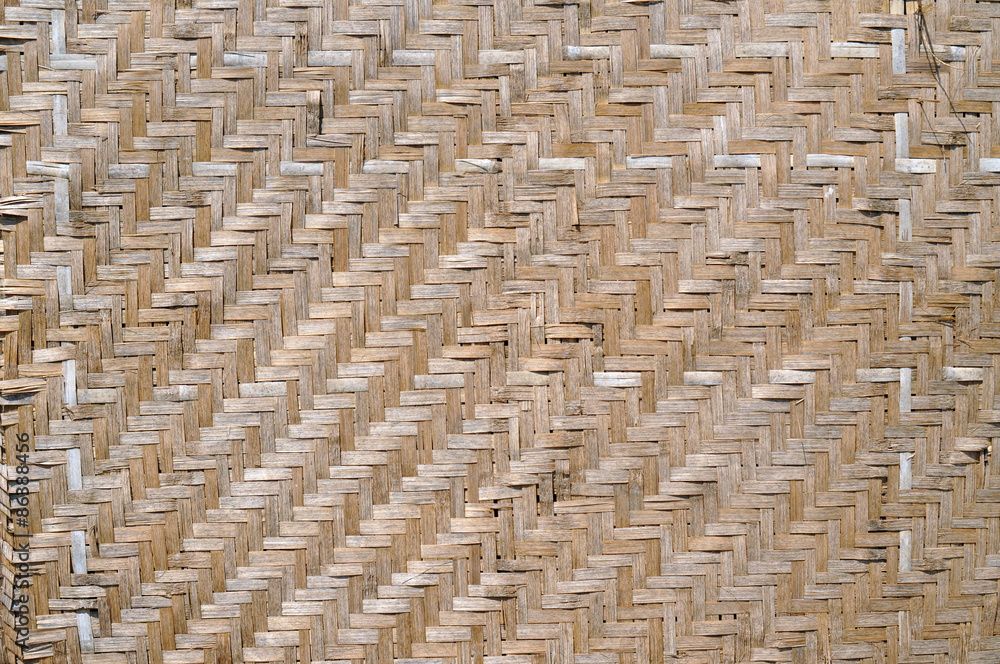 Bamboo woven background Bamboo woven background