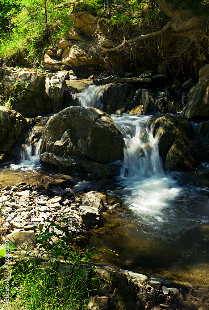 Obraz premium Mountain stream