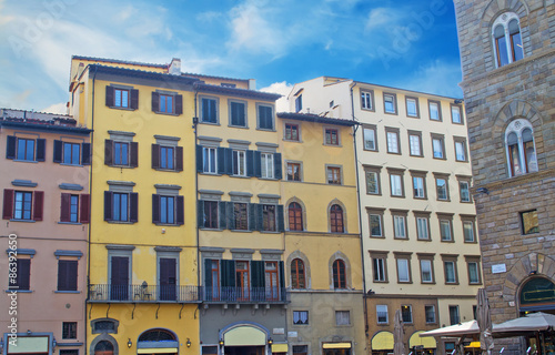 old buildings in Piazza della Signoria