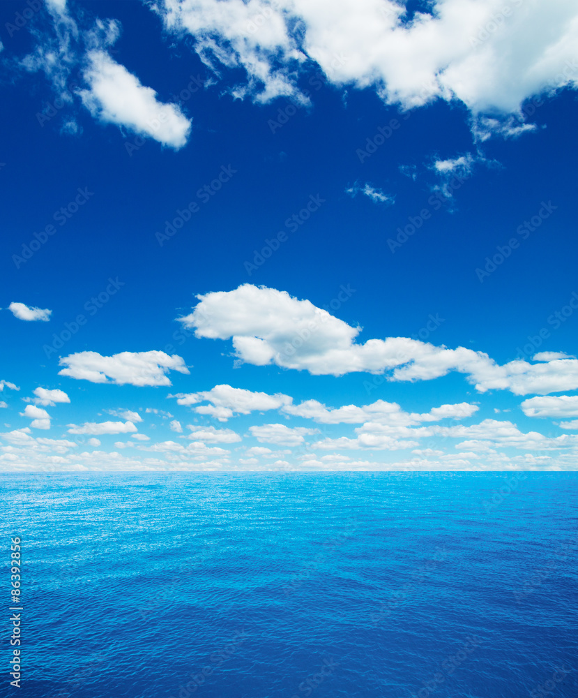 perfect sky and ocean