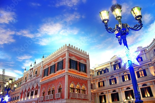 Canvas Print Traveling The Venetian Casino Macao Hongkong