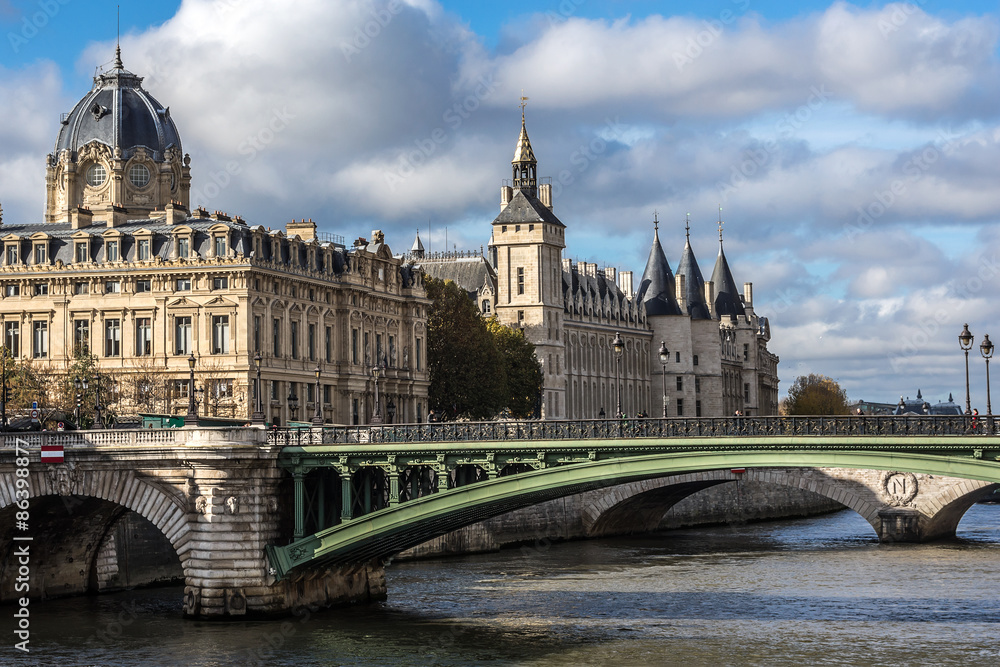 Castle Conciergerie - former prison. Paris. Castle Conciergerie - former prison. Paris.