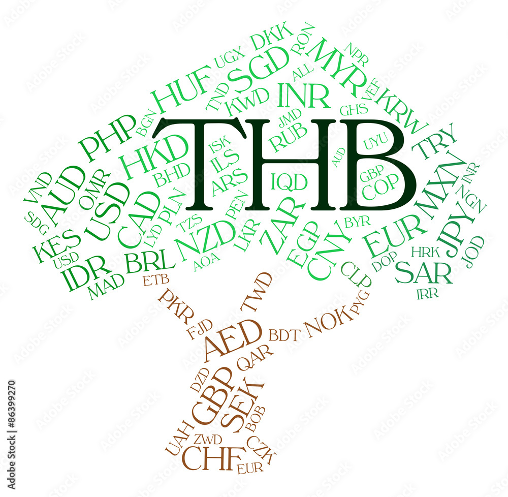 Thb Currency Represents Forex Trading And Coinage Thb Currency Represents Forex Trading And Coinage