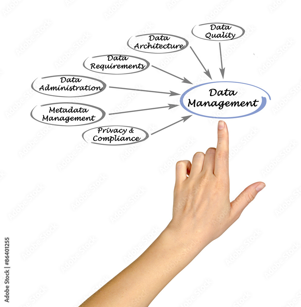 Diagram of data management Diagram of data management