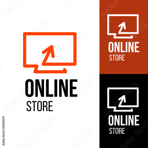 online store design logo