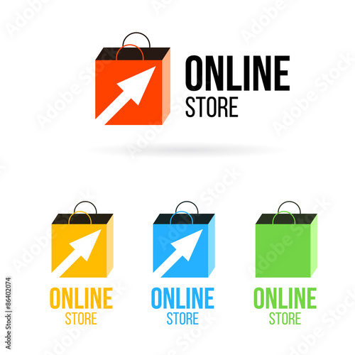 online store design logo