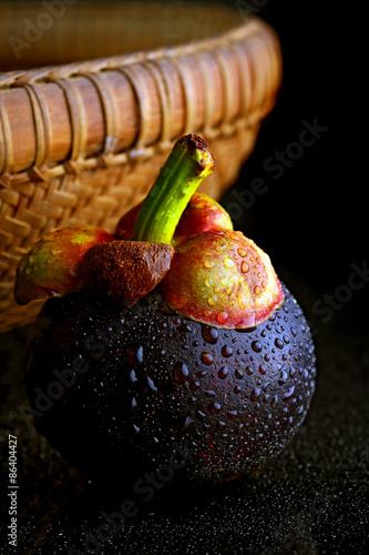 Still Life Mangosteen, Queen of fruits.