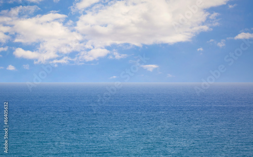 Ocean with clouds