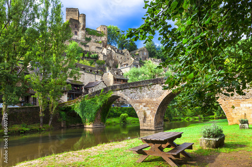 Belcastel - one of the most beautiful villages of France(Aveyron