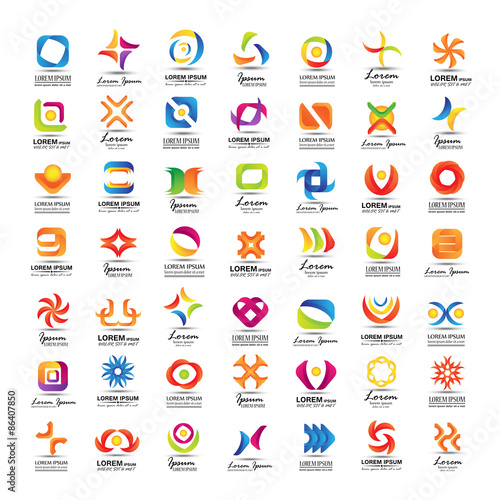 Unusual Icons Set - Isolated On White Background