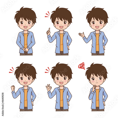 男の子　バリエーション