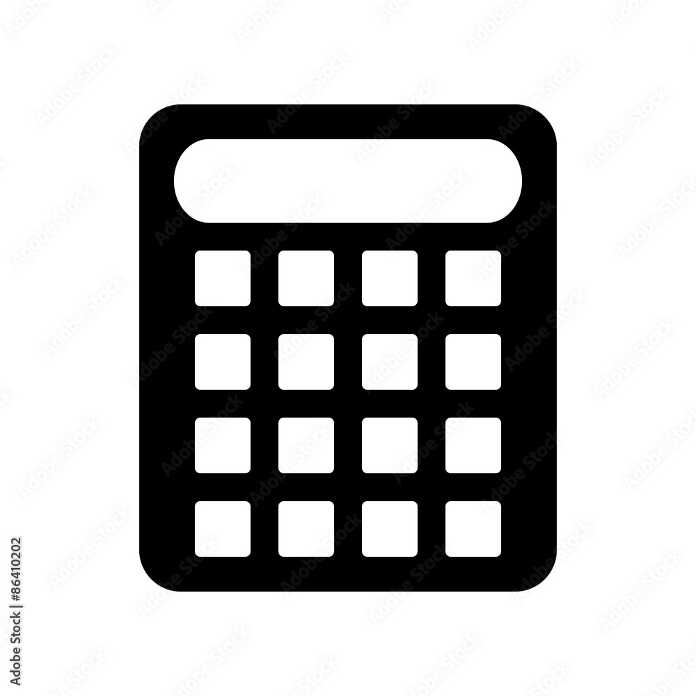 Naklejka premium Calculator icon.