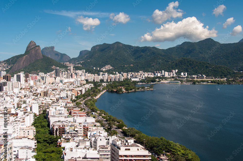 Ipanema and Leblon, Mountains in the Horizon, Rio de Janeiro