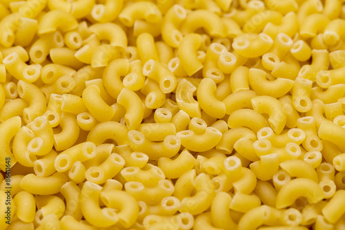 Macaroni Italian pasta close up