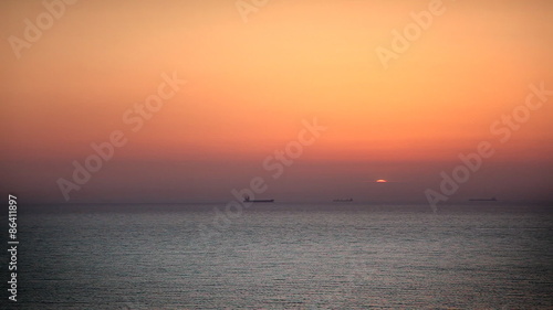 Sunset at Sea