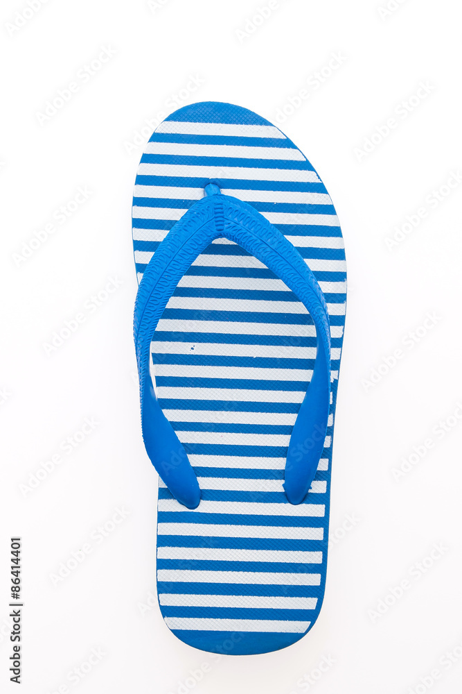 Flip flop isolated on white Flip flop isolated on white