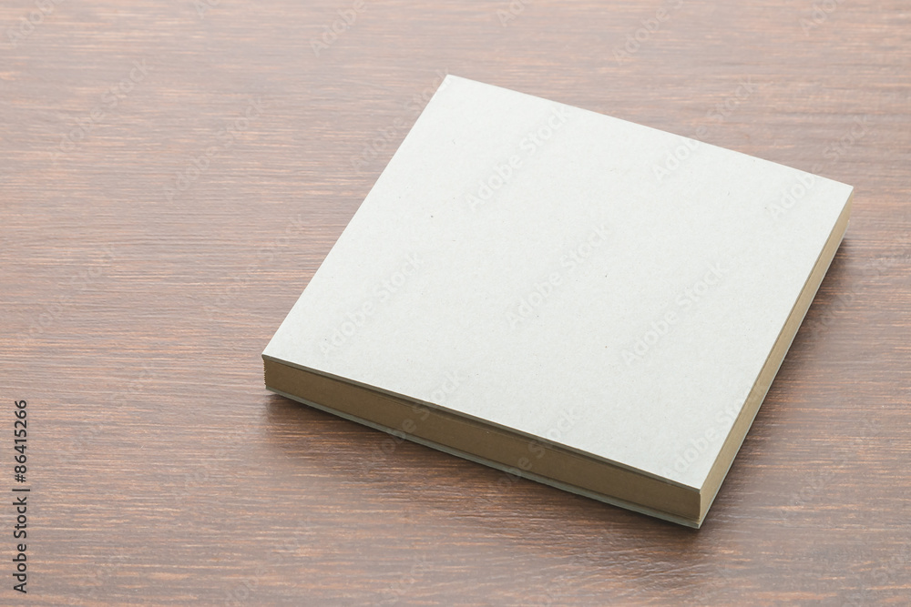 Blank notebook mock up Blank notebook mock up