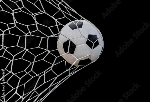 Shoot soccer ball in goal