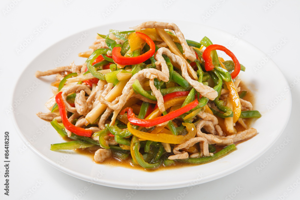 青椒肉絲 青椒肉絲