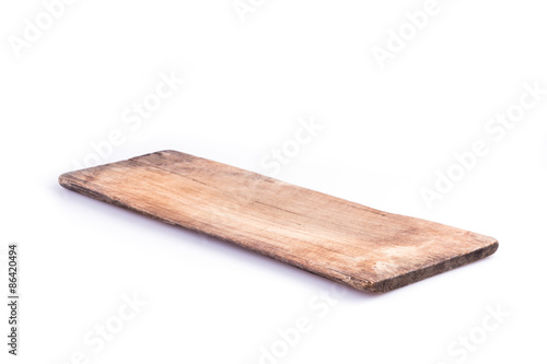 old wood board weathered isolated on white background