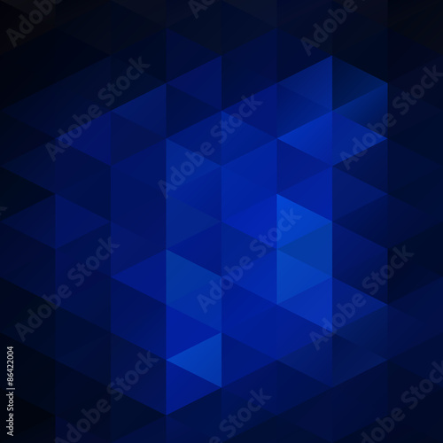 Blue Bright Mosaic Background, Creative Design Templates